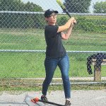 A batter makes a big hit